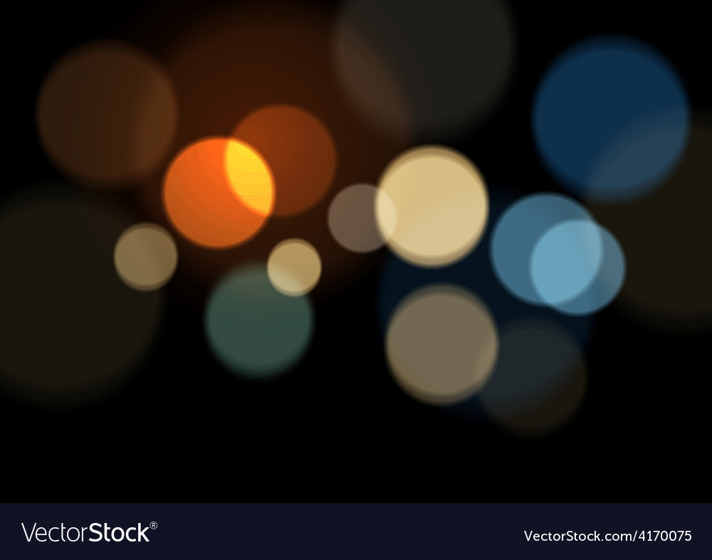 Abstract Bokeh Light Background Royalty Free Vector Image