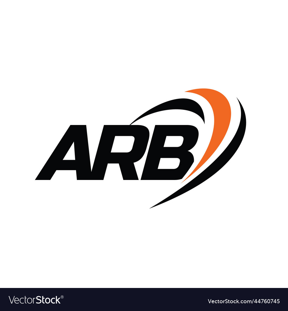 Arb Monogram Logo Royalty Free Vector Image VectorStock