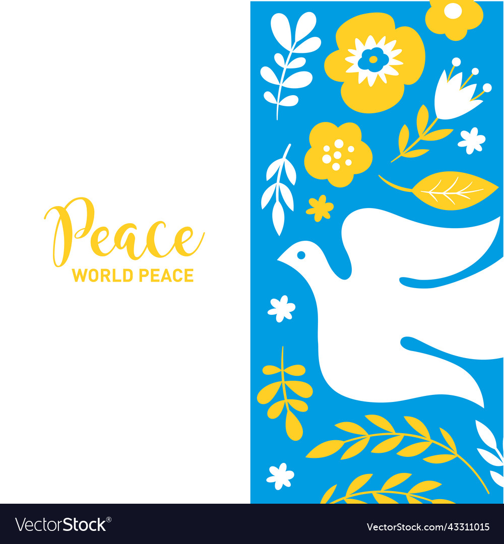 Dove Of Peace Royalty Free Vector Image VectorStock