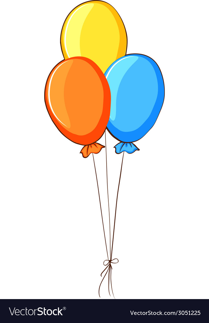 Balloons Royalty Free Vector Image VectorStock