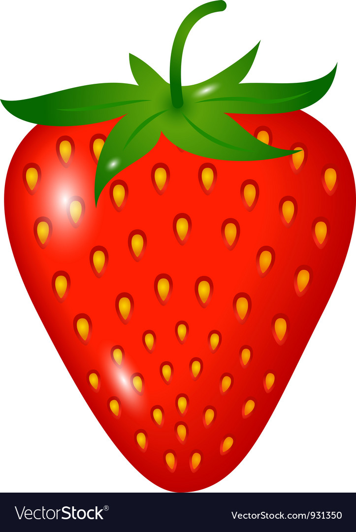 Strawberry Royalty Free Vector Image Vectorstock