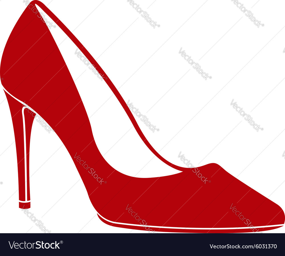 High Heel Shoe Royalty Free Vector Image VectorStock