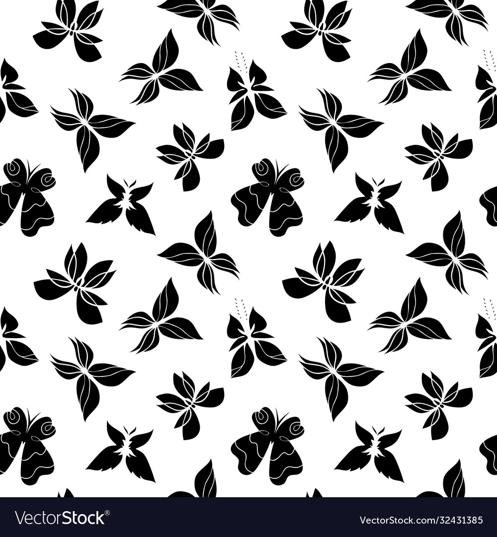 Butterfly Seamless Pattern Royalty Free Vector Image