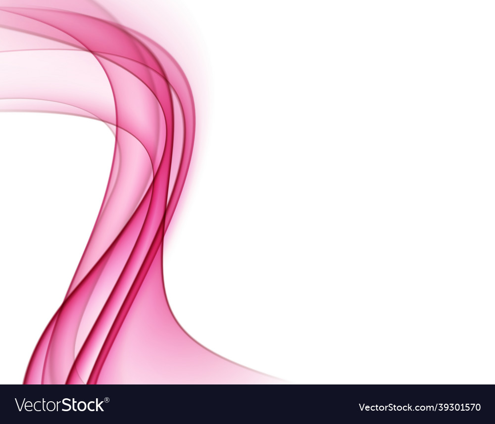 Abstract Pink Motion Wave Line Royalty Free Vector Image