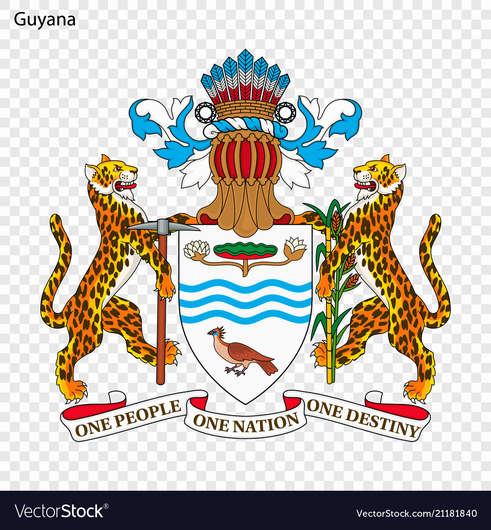 Emblem Of Guyana Royalty Free Vector Image VectorStock