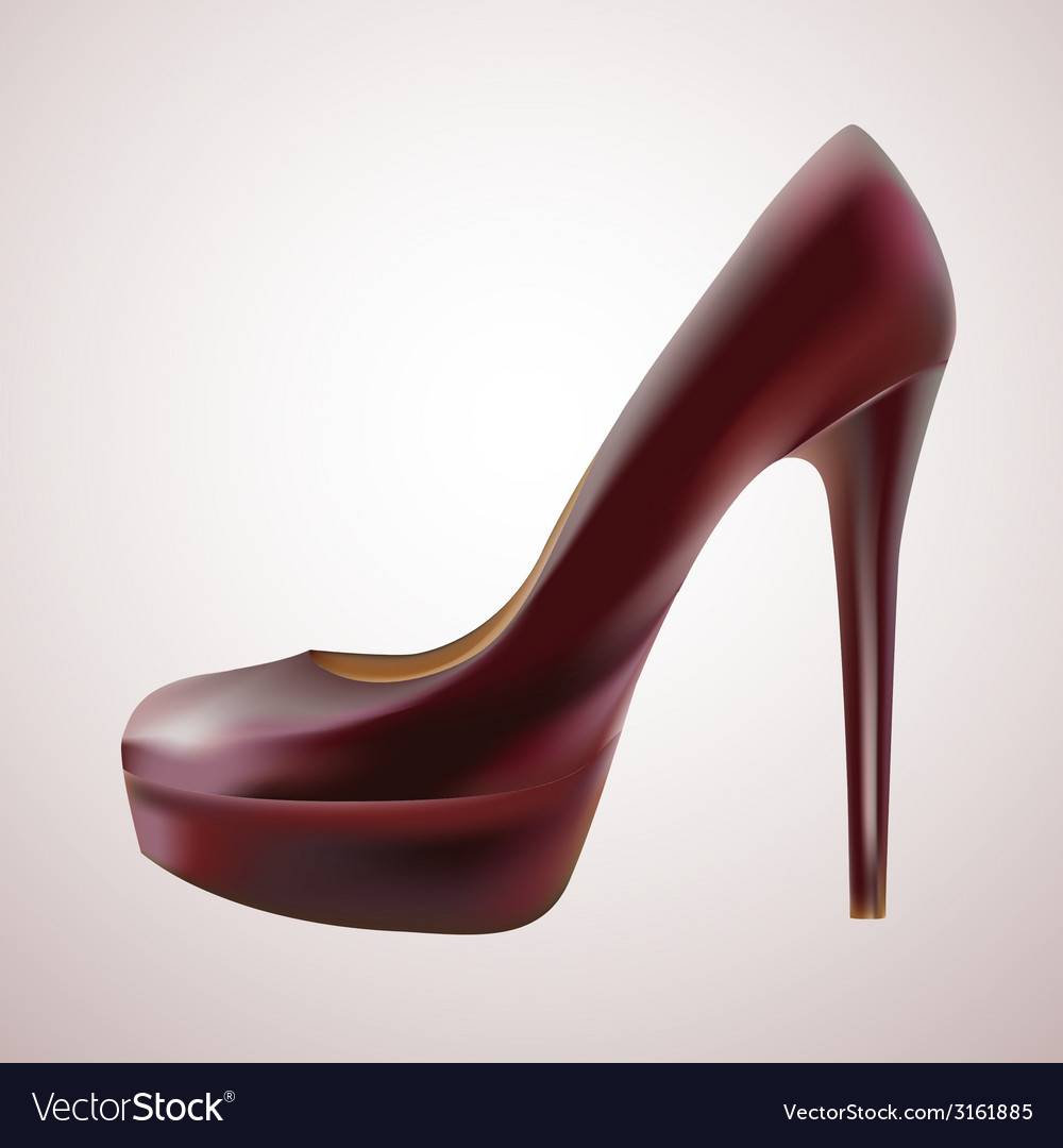 Red Shoe Royalty Free Vector Image VectorStock