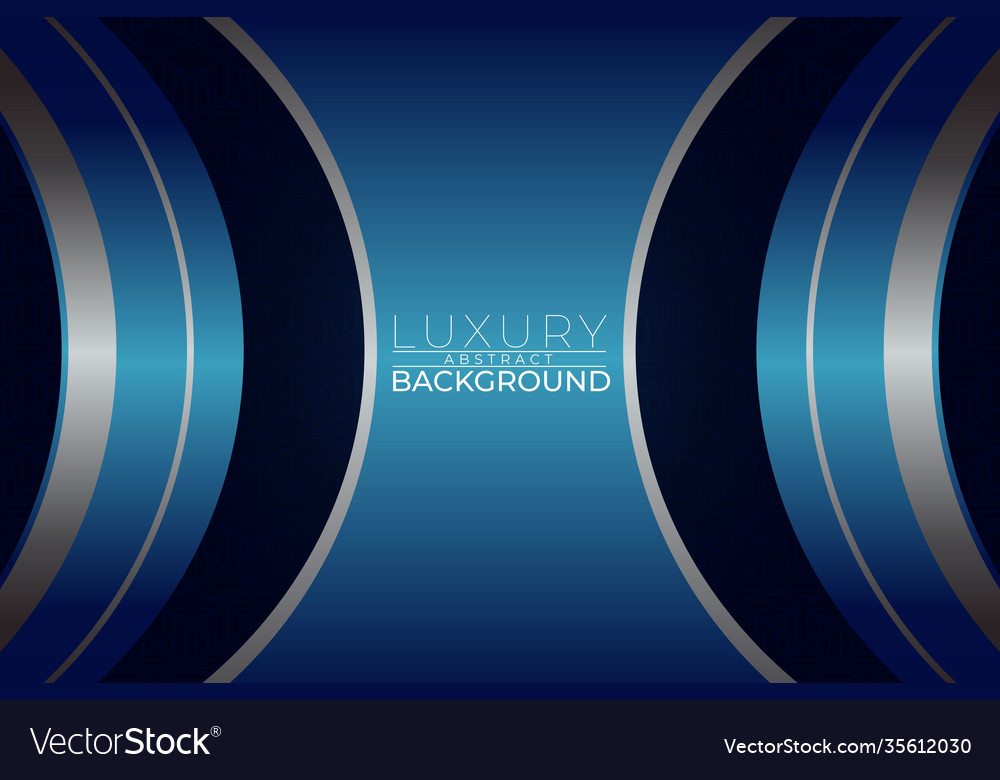 Luxury Abstract Background Blue Style Royalty Free Vector