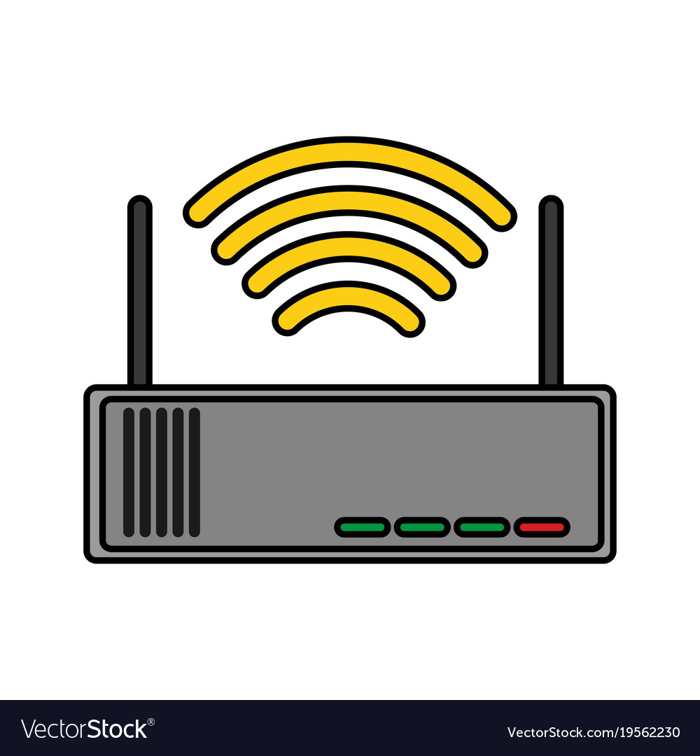 Isolated Wifi Design Royalty Free Vector Image