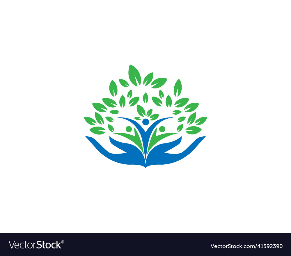 Medical Health And Wellness Logo Design Royalty Free Vector