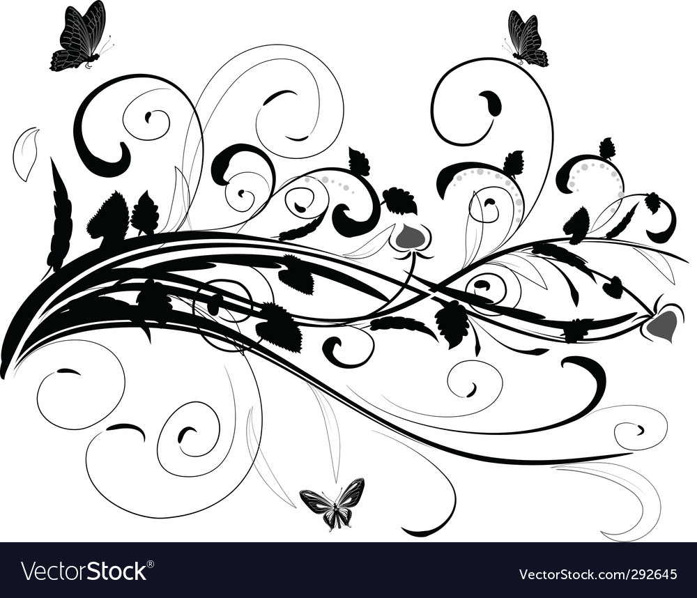 Floral Royalty Free Vector Image Vectorstock