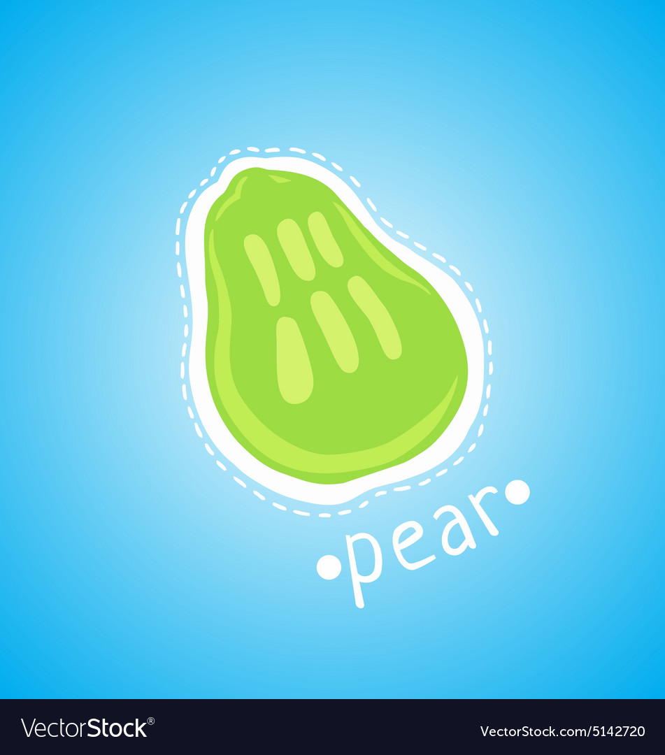 Pear Royalty Free Vector Image VectorStock