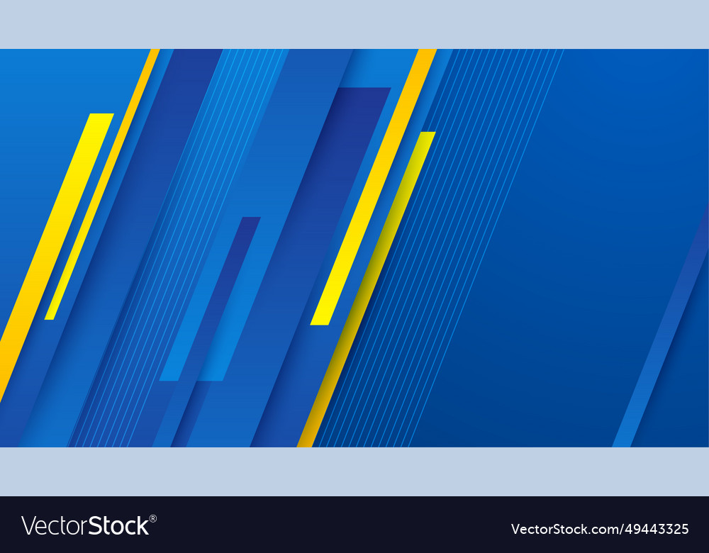 Abstract Dynamic Blue And Yellow Orange Background