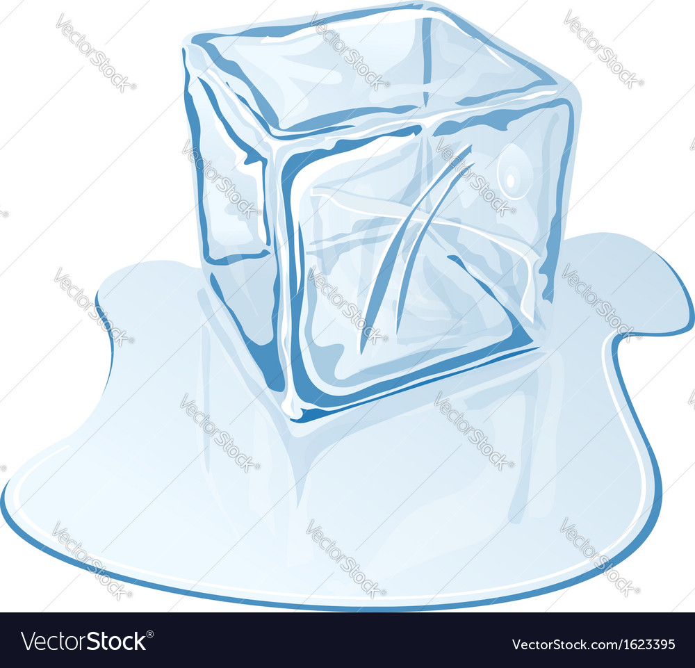 Melting Ice Cubes Drawing