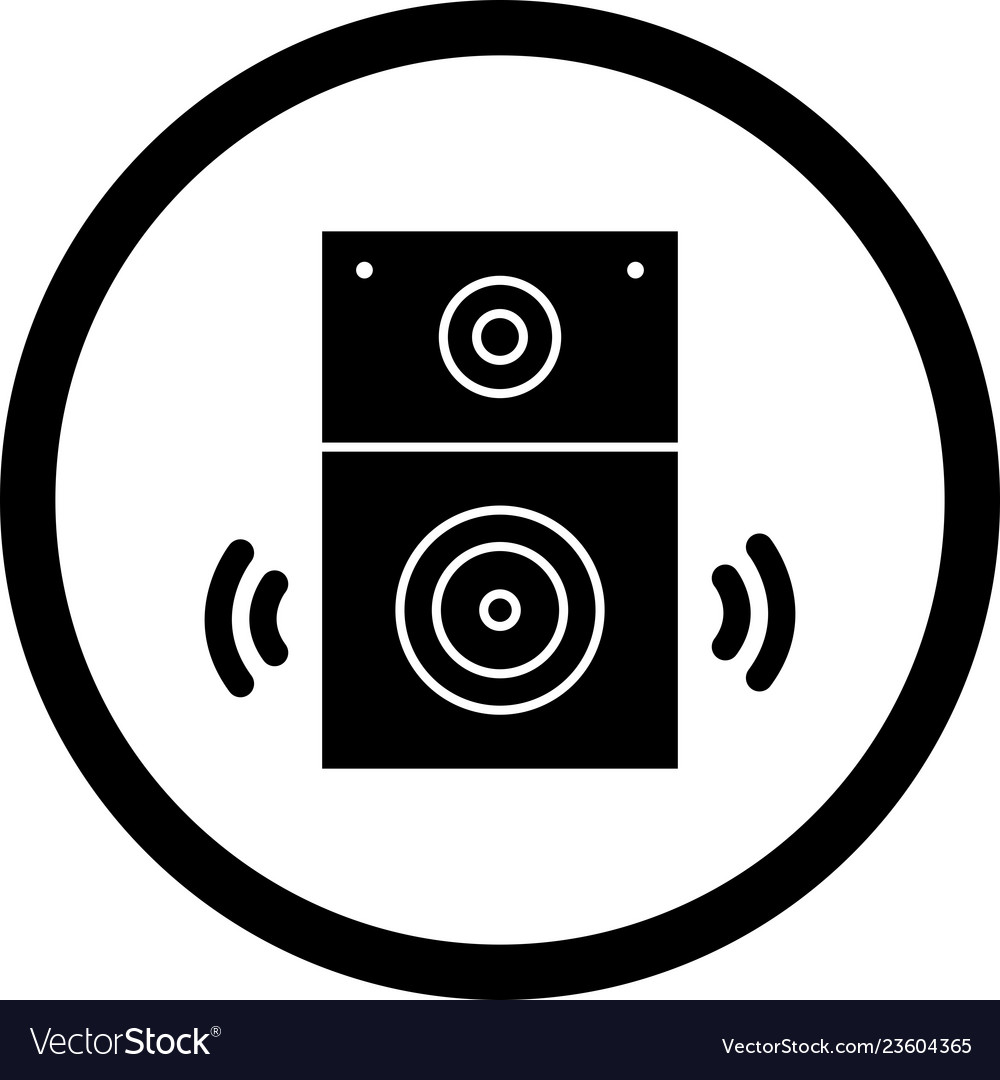 Speaker Icon Royalty Free Vector Image Vectorstock