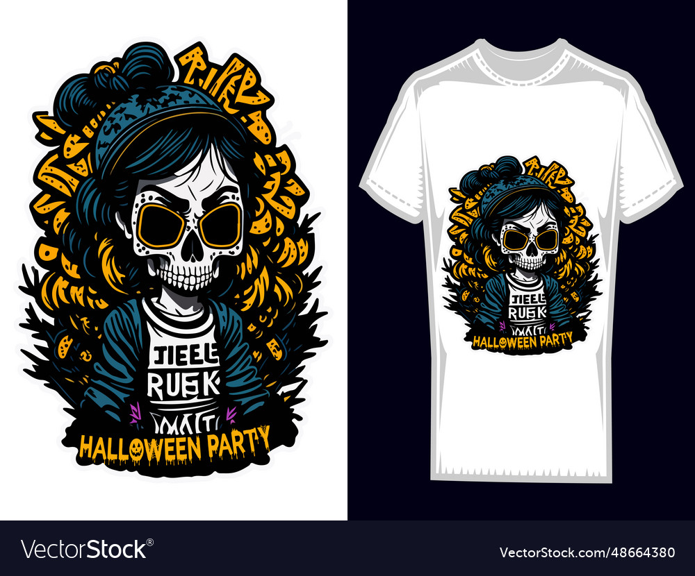 Halloween T Shirts Design Royalty Free Vector Image