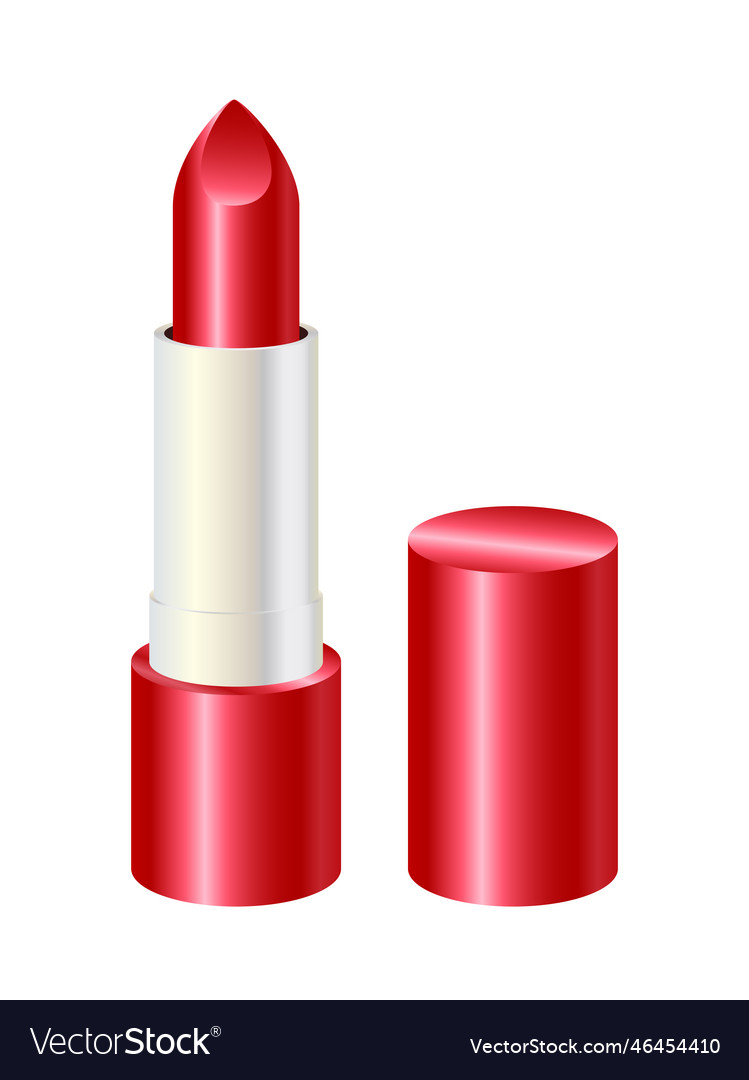 Red Lipstick Royalty Free Vector Image Vectorstock