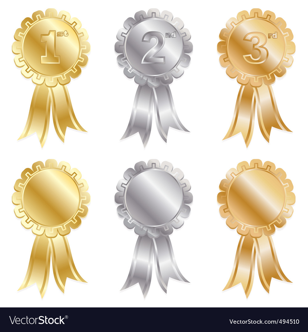 Rosettes Royalty Free Vector Image VectorStock