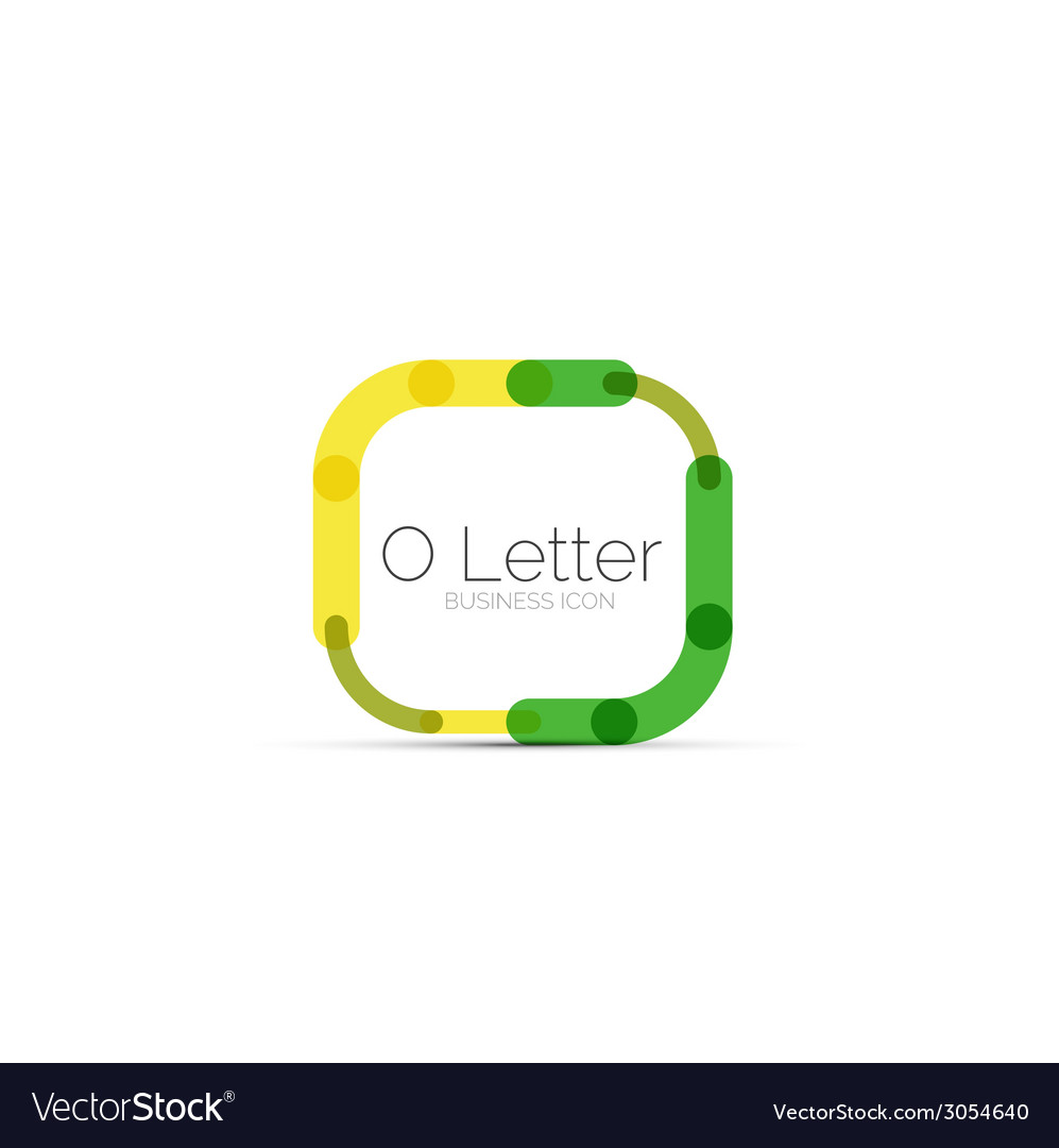 Minimal Font Or Letter Logo Design Royalty Free Vector Image