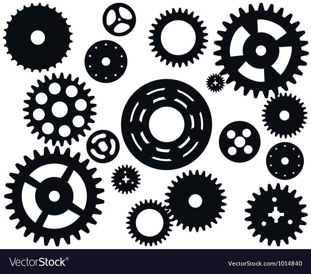 Machine Gear Wheel Cogwheel Royalty Free Vector Image