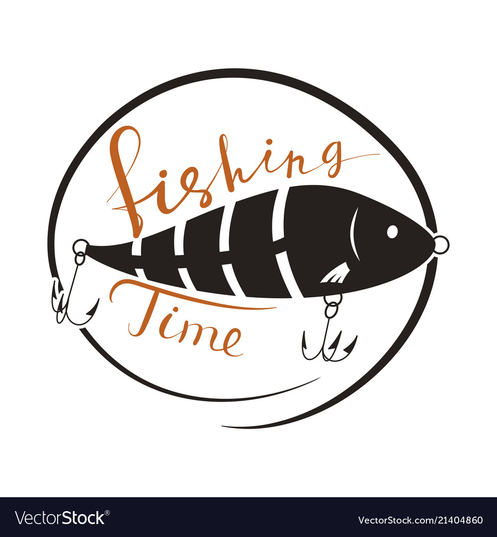 Fishing Time Royalty Free Vector Image Vectorstock