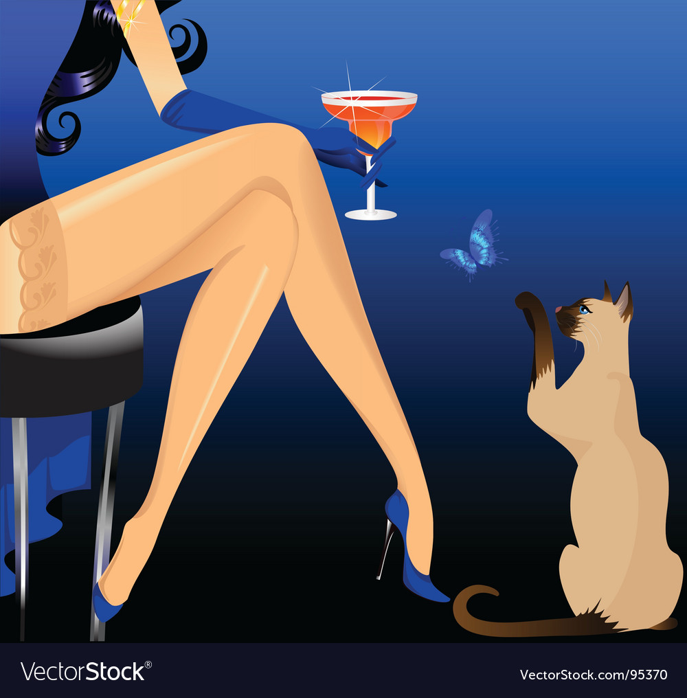 Sexy Legs Royalty Free Vector Image Vectorstock