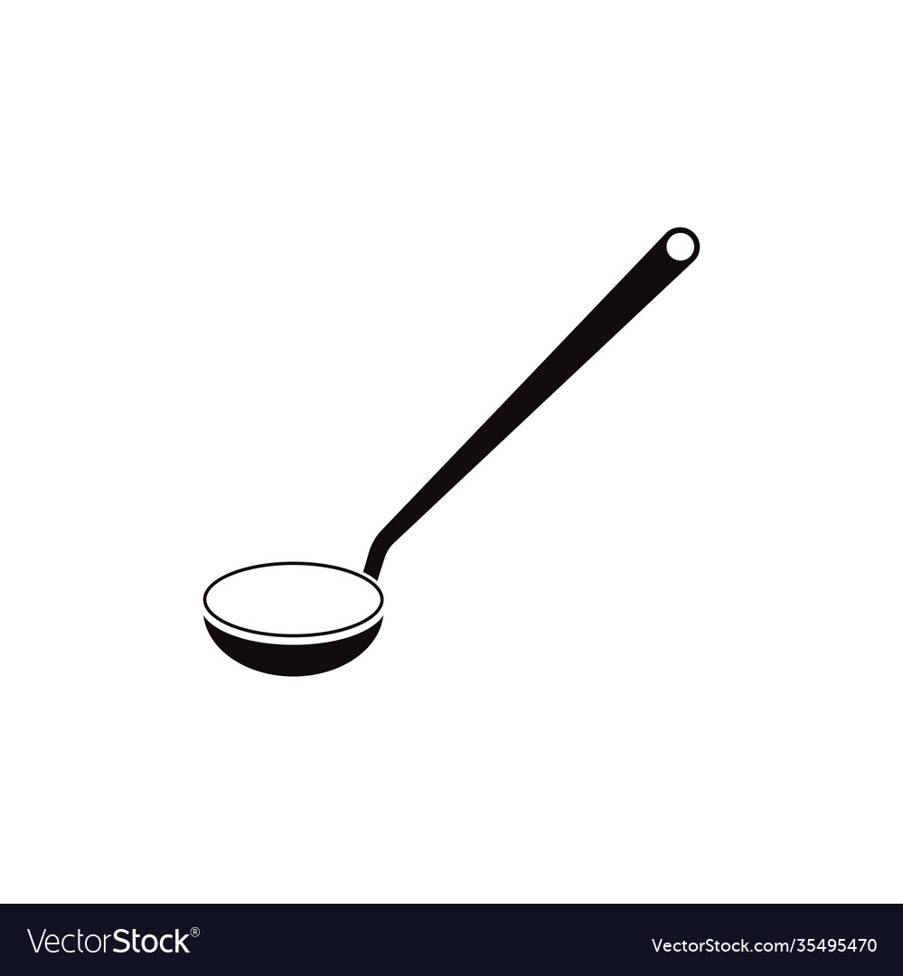 Ladle Icon Design Template Isolated Royalty Free Vector