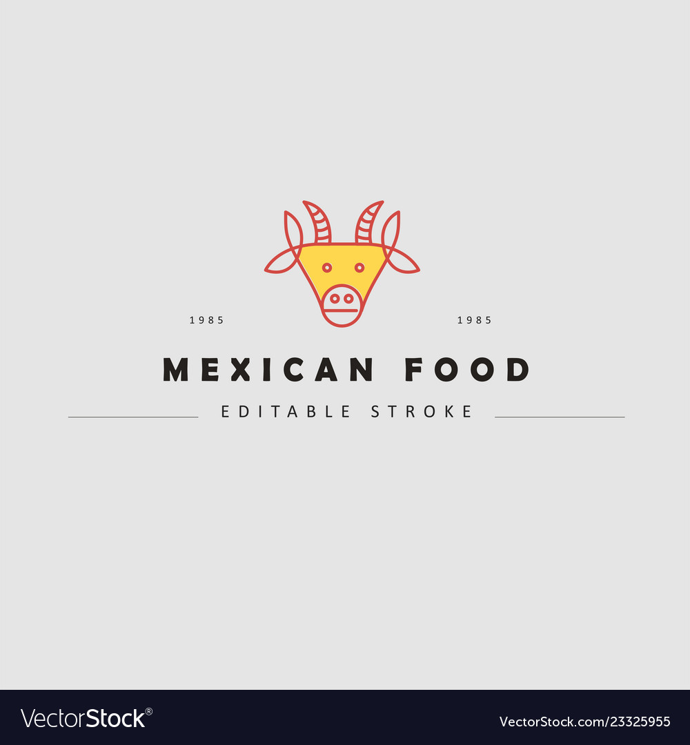 Icon And Logo For Mexican Food Royalty Free Vector Image