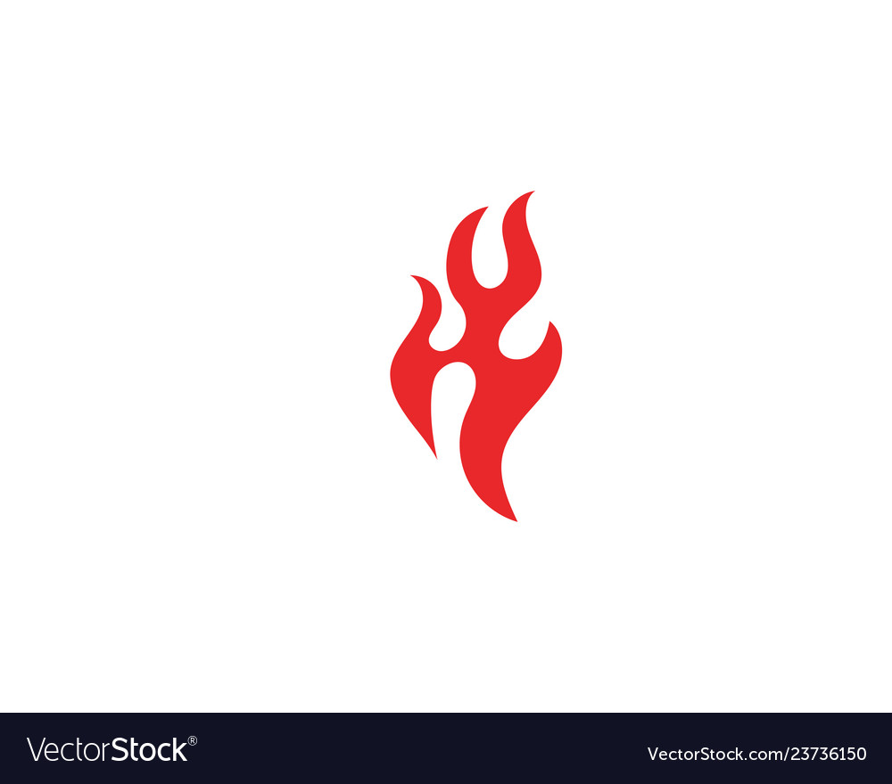 Fire Flame Royalty Free Vector Image Vectorstock