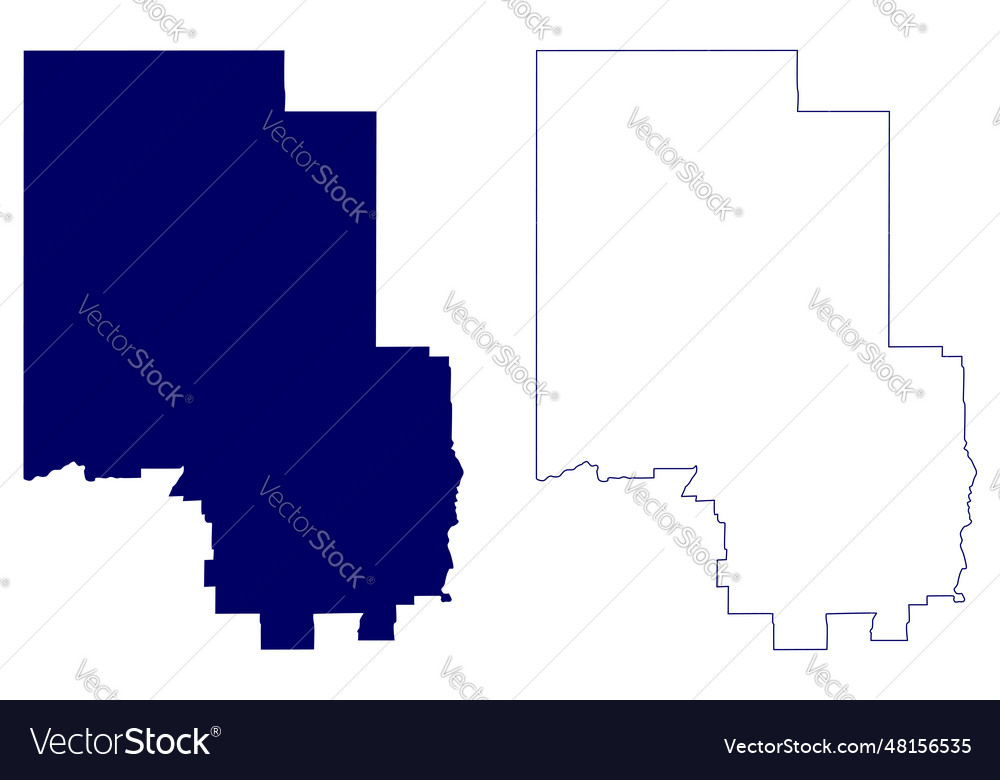 Division No Canada Alberta Province North Vector Image