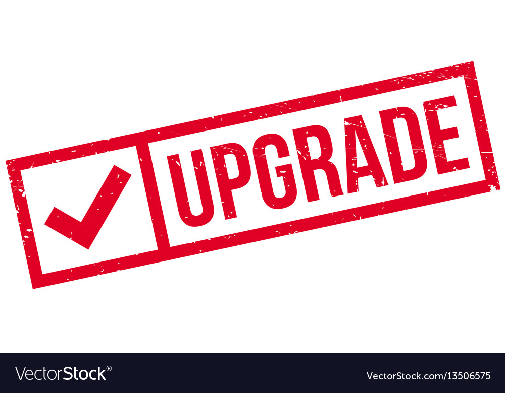 Upgrade Rubber Stamp Royalty Free Vector Image