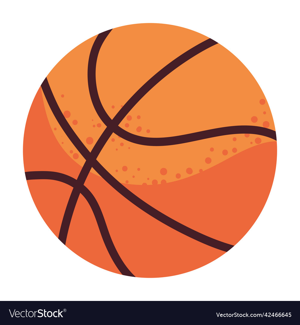 Basketball Ball Sport Royalty Free Vector Image