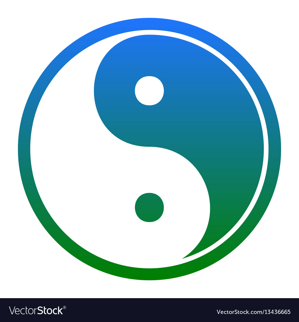 Ying Yang Symbol Of Harmony And Balance Royalty Free Vector