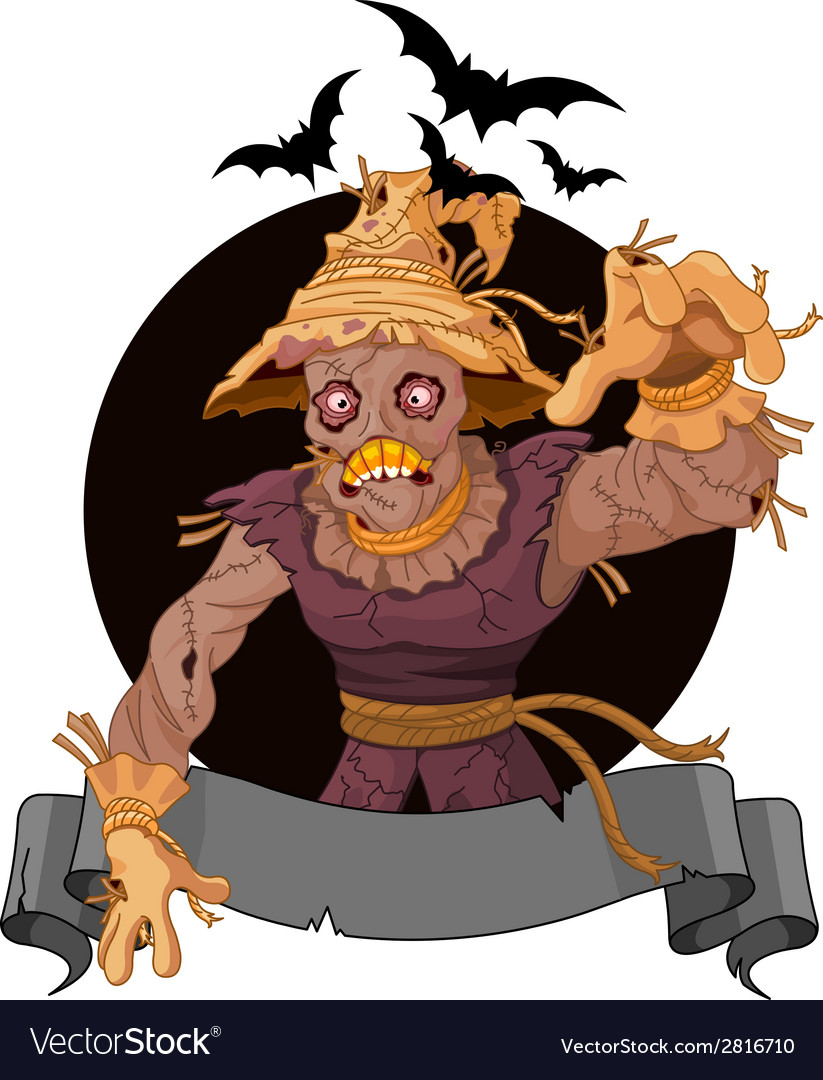 Scarecrow Royalty Free Vector Image VectorStock