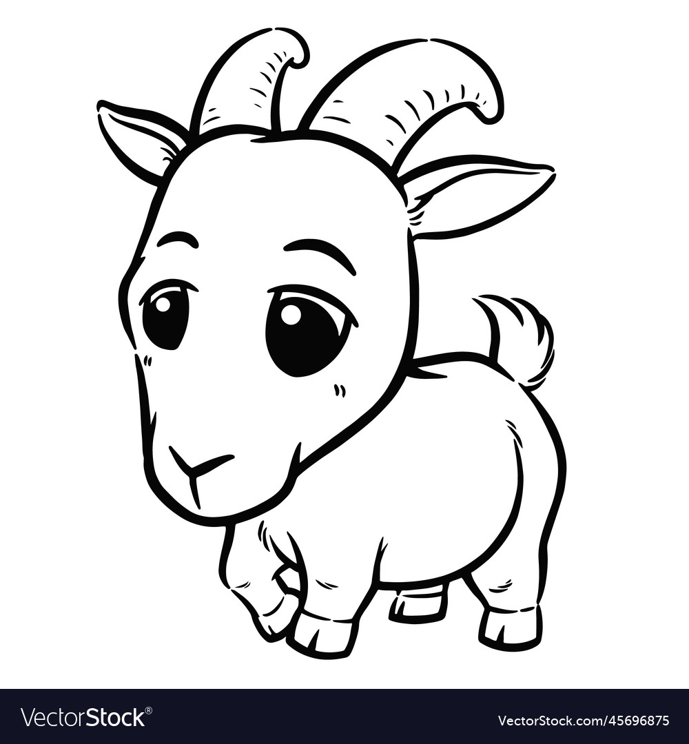 Goat Royalty Free Vector Image Vectorstock