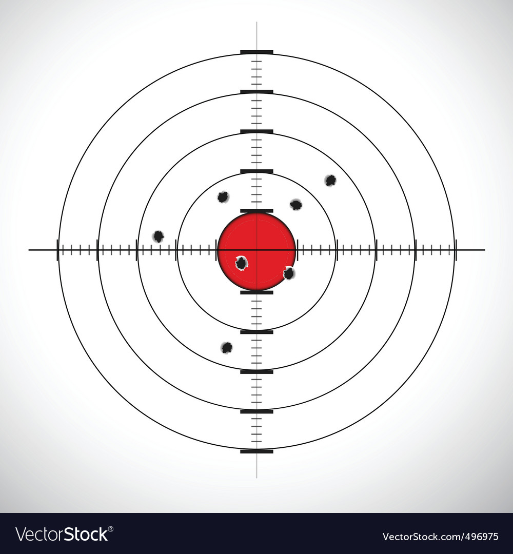 Target Board Royalty Free Vector Image Vectorstock