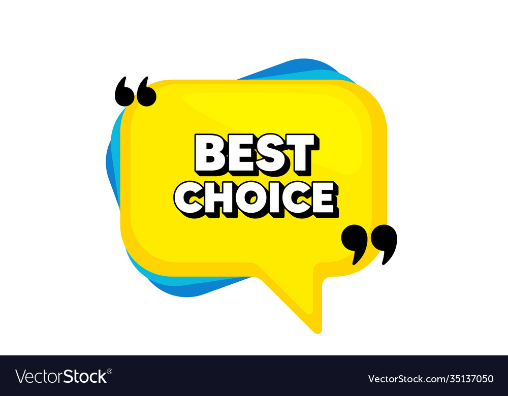 Best Choice Special Offer Sale Sign Royalty Free Vector