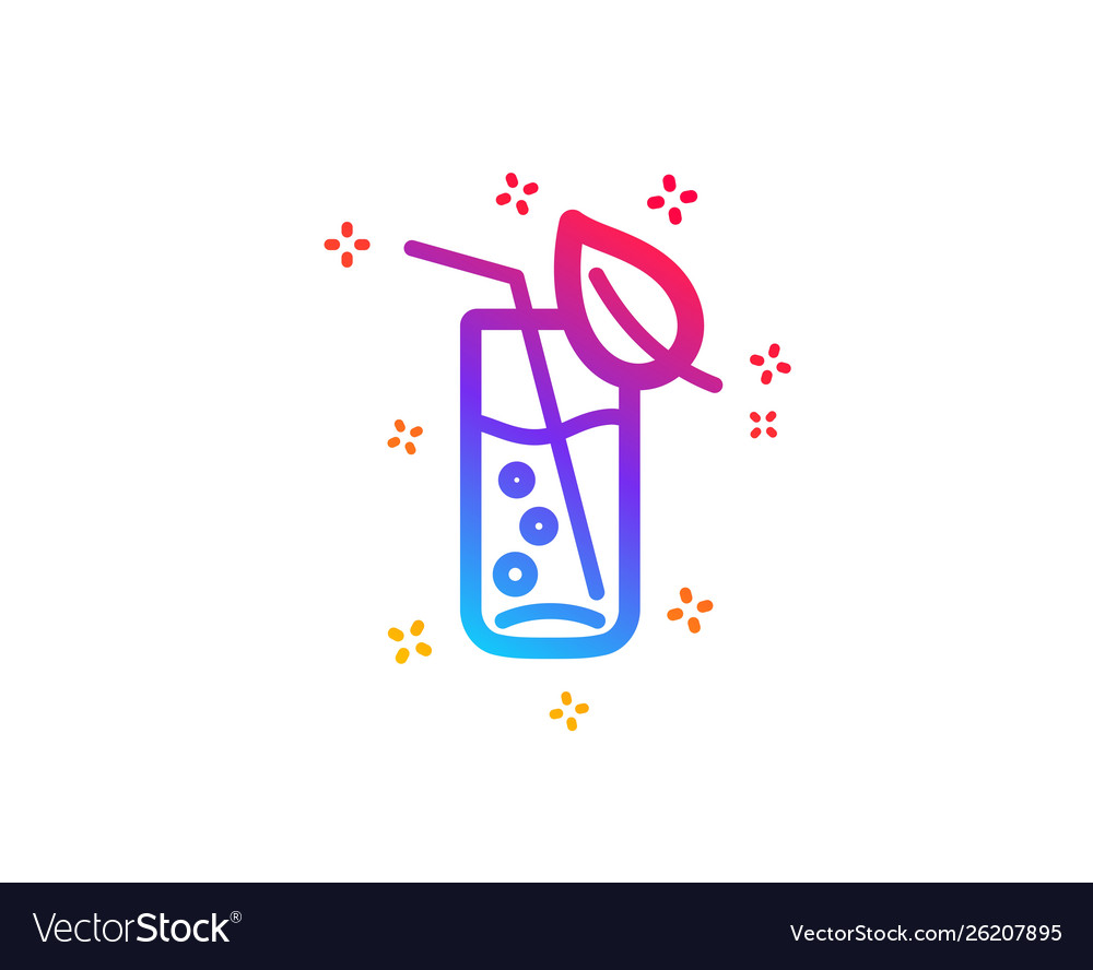 Water Glass Icon Soda Aqua Sign Royalty Free Vector Image