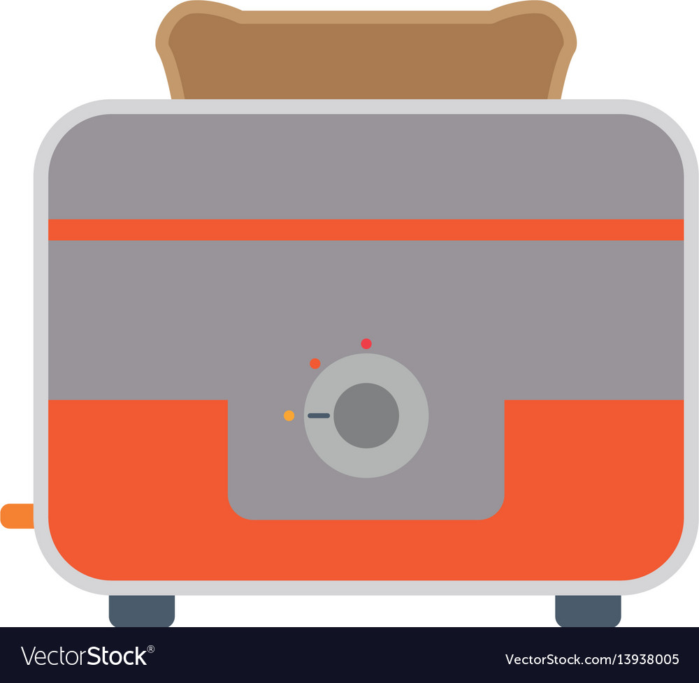 Toaster Household Appliances Royalty Free Vector Image