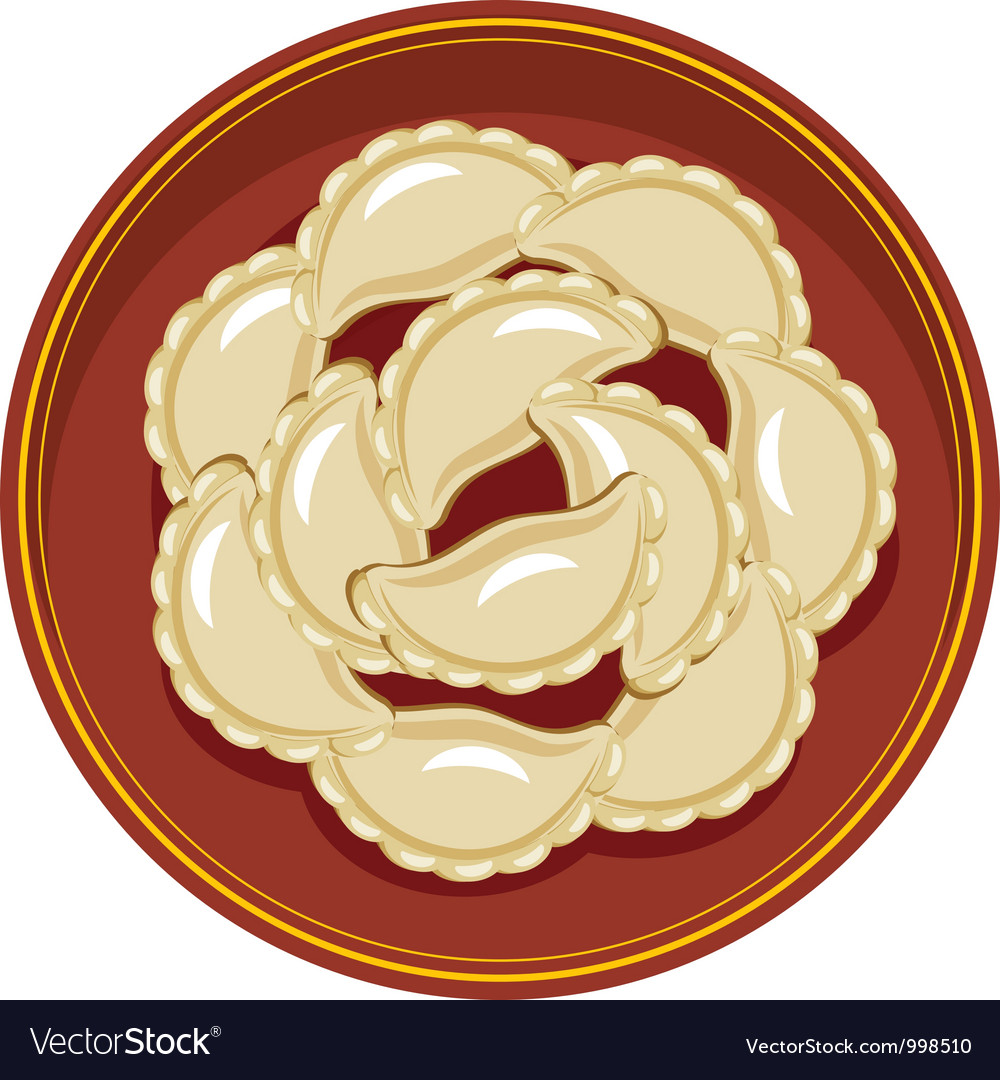 Dumplings Royalty Free Vector Image VectorStock