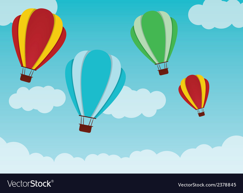 Balloons Royalty Free Vector Image VectorStock