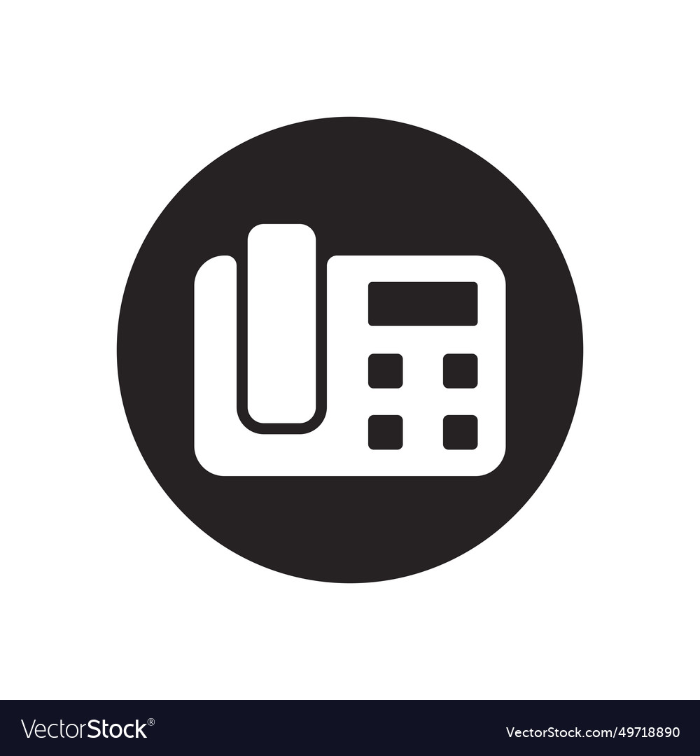 Phone Icon Royalty Free Vector Image Vectorstock