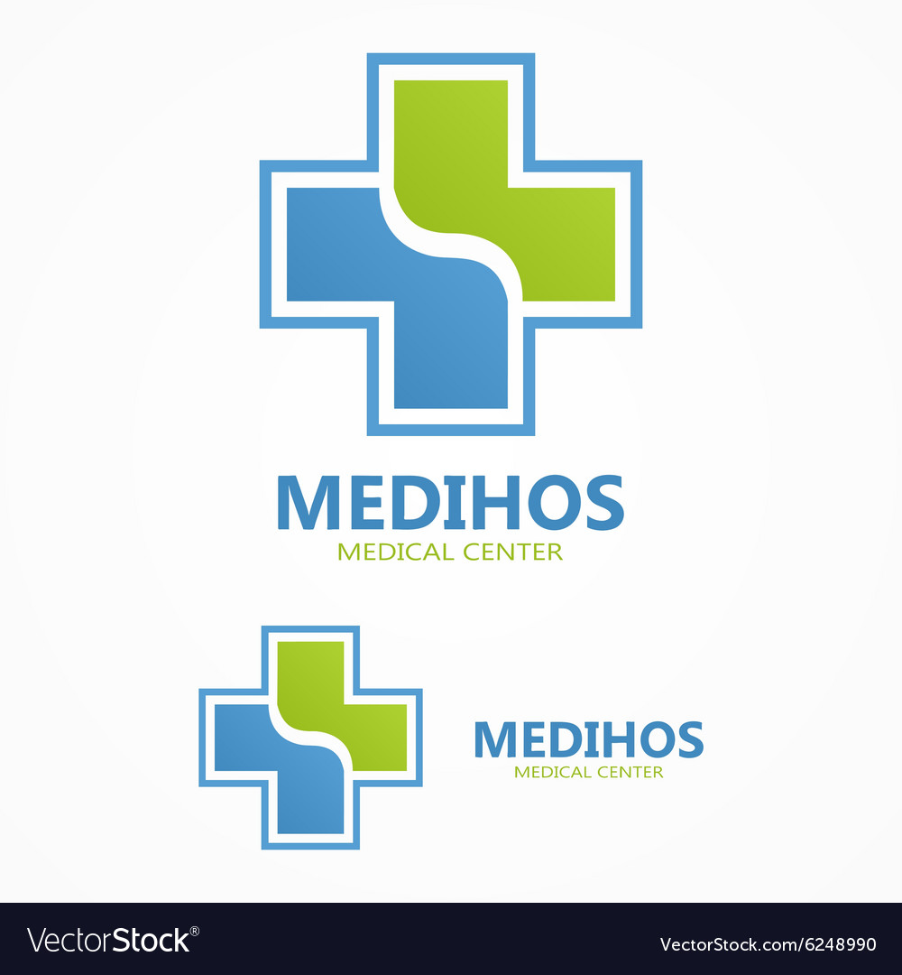 Cross Plus Medical Logo Royalty Free Vector Image