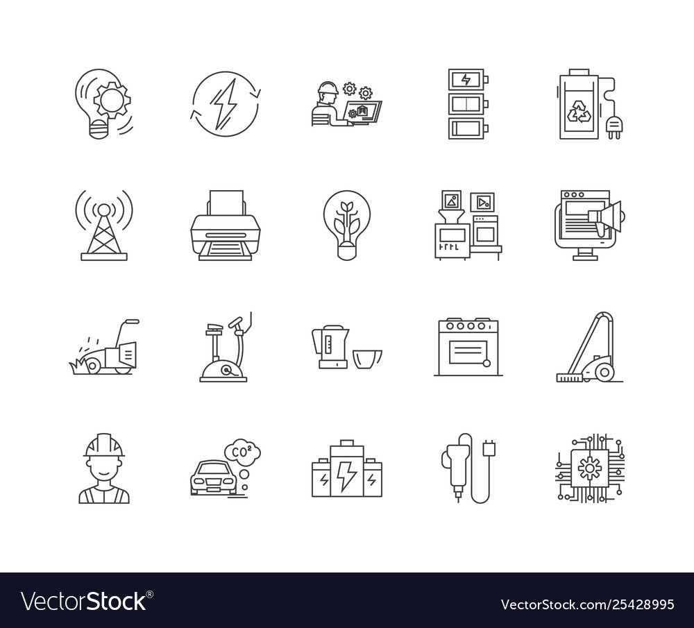 Professional Electrician With Tools And Equipment Vector Image