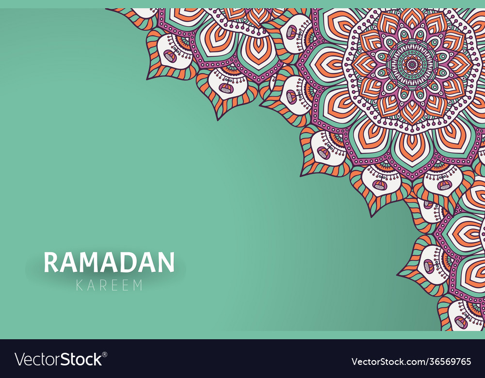 Islamic Background With Mandala Royalty Free Vector Image