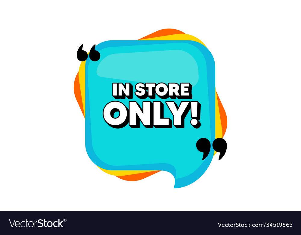 In Store Sale Special Offer Price Sign Royalty Free Vector