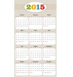 Kalender Royalty Free Vector Image Vectorstock