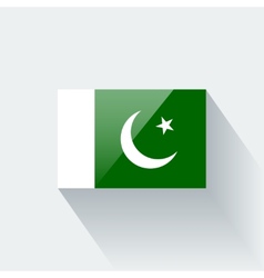 Pakistan Tehreek E Insaf Flag Royalty Free Vector Image