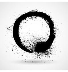 Ink Grunge Circle Frames Royalty Free Vector Image