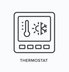 Thermostat Scale Heat Scale Temperature Levels Vector Image