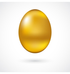 Golden Glitter Egg Royalty Free Vector Image VectorStock